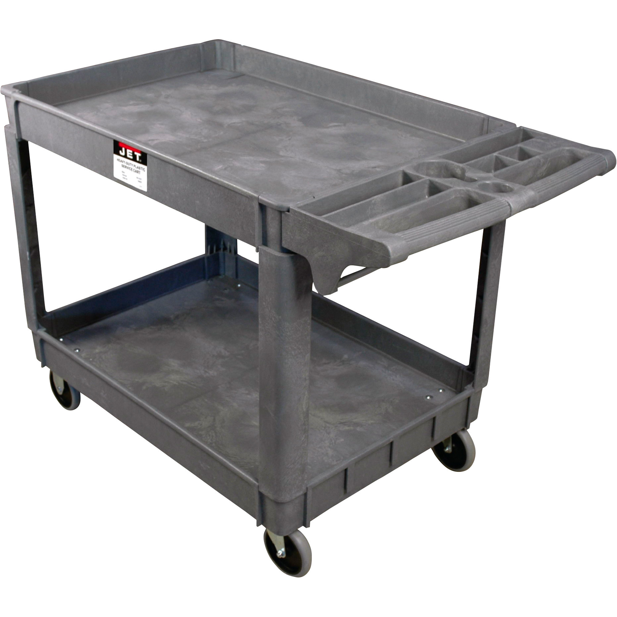 Jet Resin Utility Cart, 550-Lb. Capacity, 32in.L x 19in.W, Model# PUC-3117